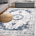 thumbnail image 6 of Meafeng Vintage Collection Area Rugs, Bohemian Floral  Rug for Living Room, 6'7" x 10' (7x10) Carpet, Non-Slip, Machine Washable, Blue, 6 of 9