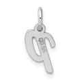 thumbnail image 3 of Sterling Silver Small Script Initial Letter P Charm, 3 of 4