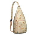 thumbnail image 1 of Delicious Pizza Sling Backpack – Retro Italian Food Design Shoulder Bag, Fashionable Water-Resistant Daypack, 1 of 4