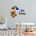 thumbnail image 1 of Teddy Bear I Am, You Can Do Anything Mother Mom Mommy YaYa Nana Girls Love Beautiful Crown Prince Unicorns Royalty Sweet Dreams Decorating Holiday Gift Ideas Wall Decal Sticker - Size: 20 In X 16 In, 1 of 5