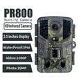 thumbnail image 2 of PR800 Trail Camera 1080P 20MP Waterproof Night Vision Outdoor Wild Motion Activated Scouting Camera Photo Trap ,Lightweight  Compact, 2 of 6