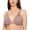 Mochaccino, variant on Women's Front Closure Racerback Bras Plus Size Full Coverage Underwire Unlined Bra
