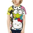 thumbnail image 7 of Hello Kitty T Shirts For Girls Boys, 3d Print Cartoon Graphics T Shirt, Youth Crewneck T-Shirt, Unisex Short Sleeve Top Tees Age 4-16 Years, 7 of 7