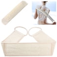 thumbnail image 1 of Natural Organic Luffa Back Scrubber, Exfoliating Loofah For Body, Back Acne Exfoliator, Enhance Shower Routine, Maximum Exfoliation &amp; Easy Clean Handles, Gift Idea For Both, 1 of 7