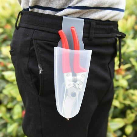 Gardening Pruning Shears Case Transparent Waist Box Portable Durable Garden Shears Waist Box
