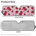 thumbnail image 7 of Yuyamidu Strawberry Windshield Sun Shade, Cute Pink Shade Heat Shield Compatible with JK JKU TJ 2 Door / 4 Door 52.95 x 16.14 in, 7 of 7