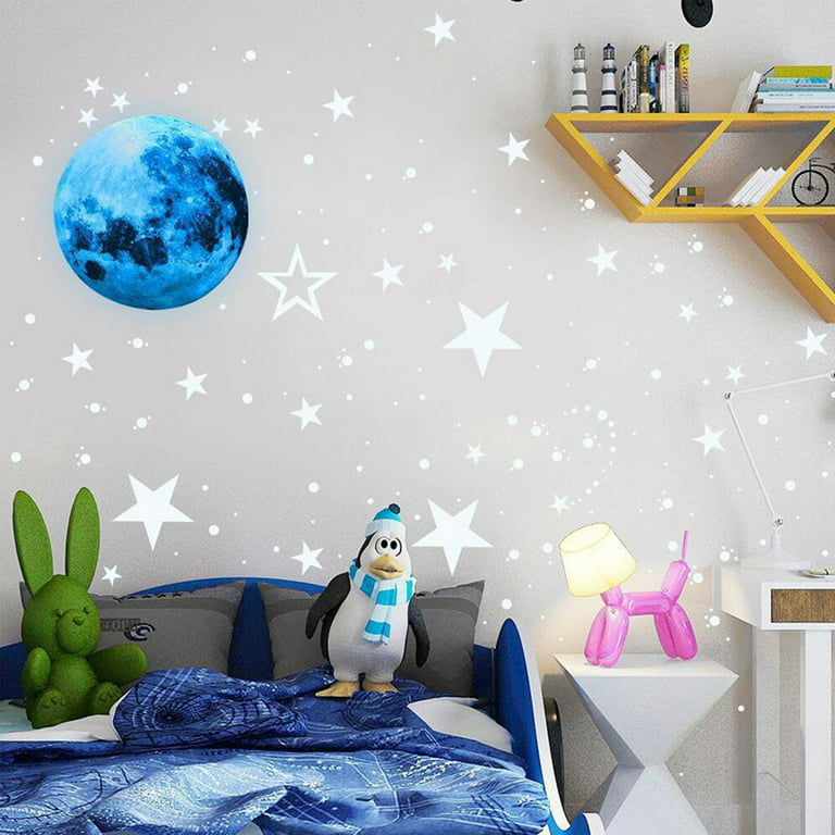 Glow in The Dark Stars Stickers - Realistic Ceiling Decals