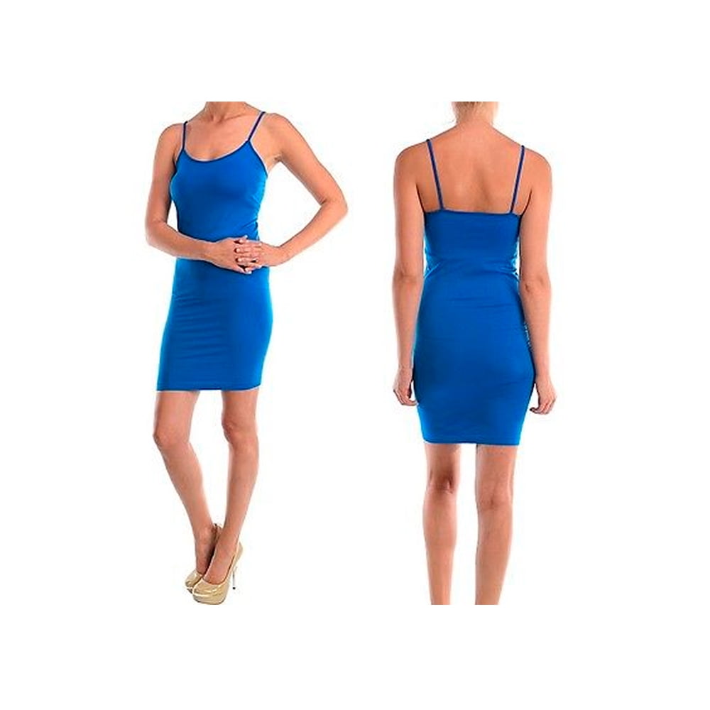 Extra Long Seamless Tunic Dress Slip Camisole Layering Tank