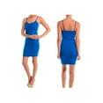 thumbnail image 5 of Extra Long Seamless Tunic Dress Slip Camisole Layering Tank Top Spandex New Blue, 5 of 6