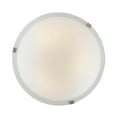 thumbnail image 3 of 59007 WH Trans Globe Lighting Three Light Clipped Flush Mount, 3 of 5