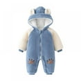 thumbnail image 3 of LOVEBAY Unisex Clothes Coat Snow Suit For Toddler Winter Romper Bear Snowsuit Cotton Fleece Hooded Romper Jumpsuit for Baby Girls Boys Snowsuit Winter Outfits, 3 of 3