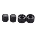thumbnail image 4 of 2 Sets Dual Concentric Stacked Control Knobs for Electric Bass Guitars Silver Color, 4 of 7