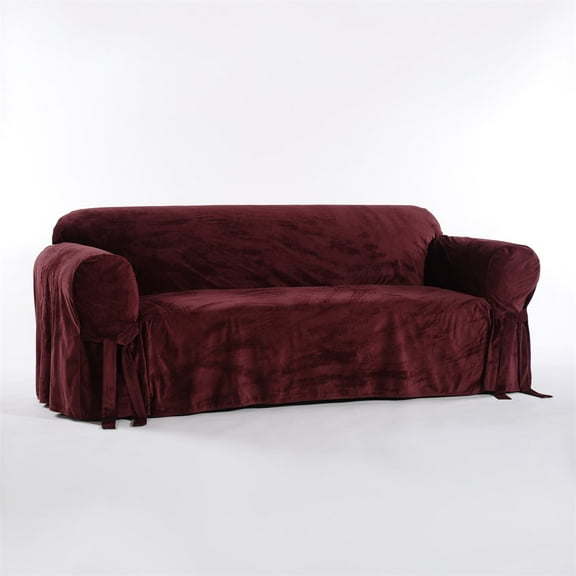 Classic Slipcovers VELVET-02 Royal Loveseat Slipcover