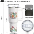 thumbnail image 2 of 40oz Teacher Tumbler with Straw & Lid - Best Teacher Gift for Women, Stainless Steel Travel Mug for Coffee - Perfect for Teacher Appreciation Day & Graduation, 2 of 6