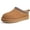 Chestnut, variant on Women's Suede Fuzzy Slippers Winter House Shoes Cozy Mini Boots for Indoor Outdoor, Chestnut