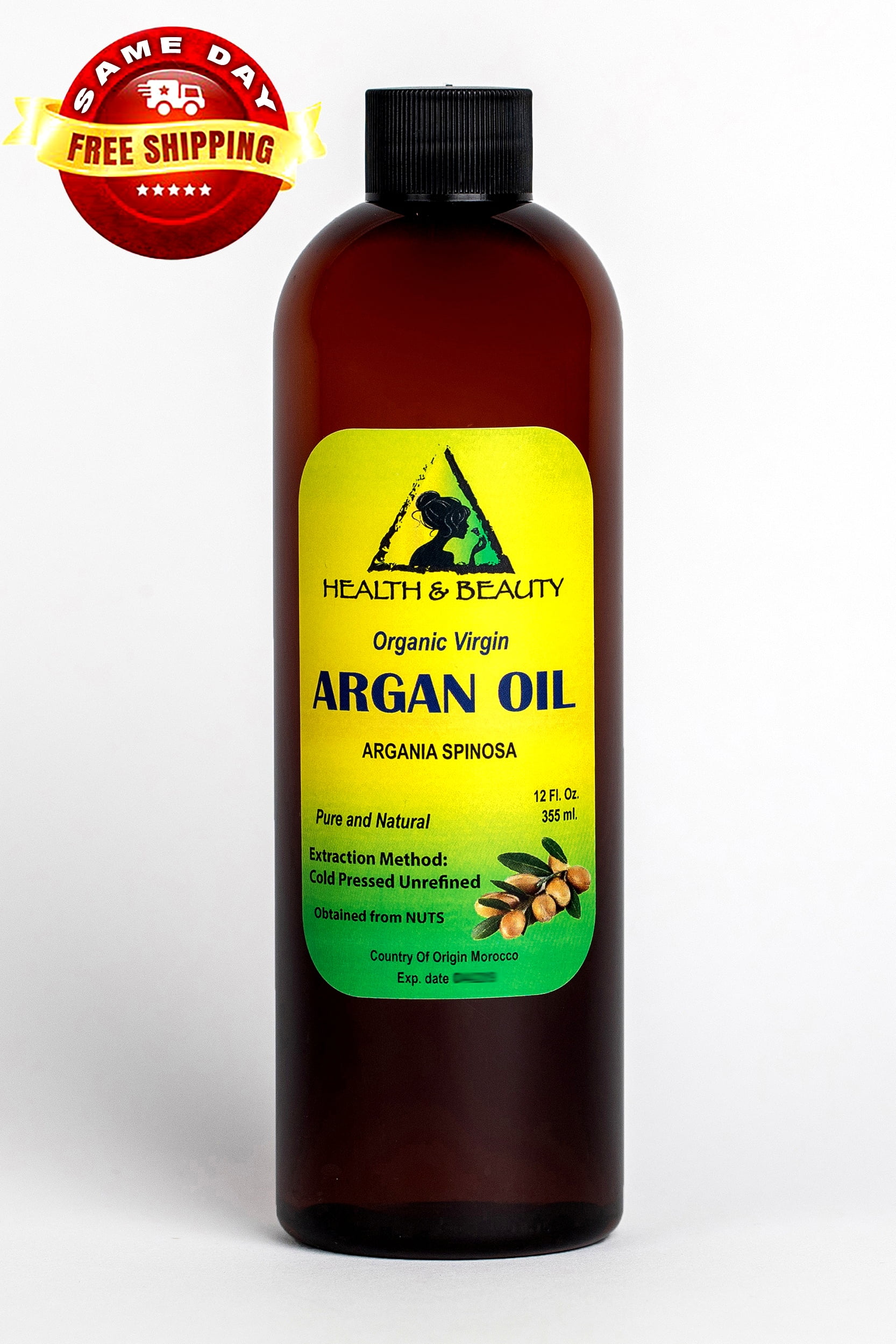 Argan Oil Unrefined Organic Extra Virgin Moroccan Cold Pressed Hair Oil Raw Pure 24 oz