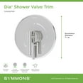 thumbnail image 3 of Symmons S3590BBBZTRM Dia Single Handle Volume Control Valve Trim - Bronze, 3 of 7