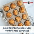 thumbnail image 4 of Nordic Ware Natural Aluminum Commercial Muffin Pan, 12 Cup, 4 of 4