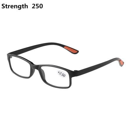 Unisex Ultra Light Magnifying Eye wear +1.00~+4.0 Diopter Reading Glasses Vision Care Eyeglasses STRENGTH 250
