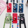 thumbnail image 2 of Funda de teléfono con correa de cordón cruzado de dibujos animados para Samsung Galaxy A6, A7, A8 Plus 2018, A51, A71, 4G, A12, A50, A70, A50s, A30 qiuyongmign unisex, 2 of 2