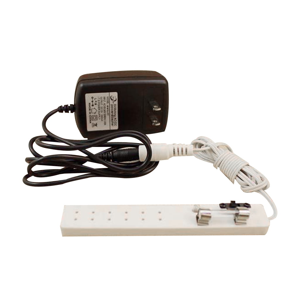 1/12 Dollhouse 6Way Plug Converter Accessory for 12V Miniature Lighting Lamp Ami 