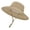 Camel, variant on Womens Sun Hat with Ponytail Hole, 4.3" Wide Brim UPF 50+ Waterproof Bucket Hat, Shapable & Packable for Beach Hiking Fishing - Dark Grey