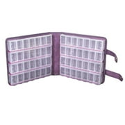 Craft Mates Double-Sided Case with 8-Organizers, for Beads, Pins, and More (56 Compartments)