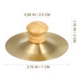 thumbnail image 2 of RENACLIPY 4Pcs Kids Instrument Finger Cymbals Golden for Toddlers and Musical Activities, 2 of 7