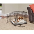 thumbnail image 2 of Cama para perros MidWest Homes for Pets Bolster, forro polar blanco de 24 pulgadas, 2 of 7