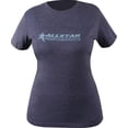 thumbnail image 3 of Allstar Performance ALL99922L Ladies Vintage T-Shirt - Navy, Large, 3 of 3