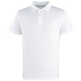 thumbnail image 1 of Premier - Polo de manga corta liso con corchetes Modelo Coolchecker para hombre/mujer Unisex - Verano/ Vacaciones/ Deporte (Blanco), 1 of 1