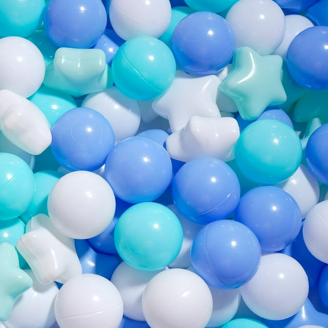 Pelotas para piscinas MoonXHome, 100 unidades, para niños pequeños, sin BPA