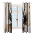 thumbnail image 3 of Blackout Curtains for Bedroom Abstract Flowers Full Room Darkening Grommet Curtains for Living Room,Thermal Insulated Ombre Drapes, 3 of 7
