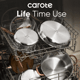 thumbnail image 2 of Carote 23-Piece Tri-Ply Stainless Steel Cookware Set, Induction Compatible and Oven Safe, 2 of 7