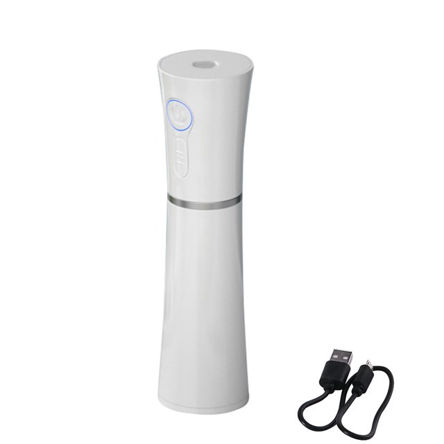 Mini humidificador de coche difusor de aroma de aire recargable USB portátil para aceites esenciales de bajo ruido oficina en casa señor, blanco Eigraketly HA007717-01