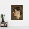 thumbnail image 2 of Klinger Portrait Of Boy Head Face Painting Extra Large XL Wall Art Poster Print, 2 of 3