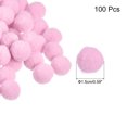 thumbnail image 2 of Pom Fieltro Bolas Fieltro Tela 1.5cm 15mm Claro Rosa para Hogar Artesanía Proyecto Bricolaje Paquete de 100, 2 of 5