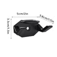 thumbnail image 3 of WHEANG Hat Rack for Wall Hat Hook for Baseball Caps Upgraded Adhesive Hat Holder Strong Hat Hooks for Ear Headbands（With A Screw and Adhesive Tape） One Size Multi-Color, 3 of 7