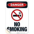 thumbnail image 1 of No Smoking Sign, OSHA Danger Sign, (SI-3983) 10x7 Vinyl Sticker, 1 of 1