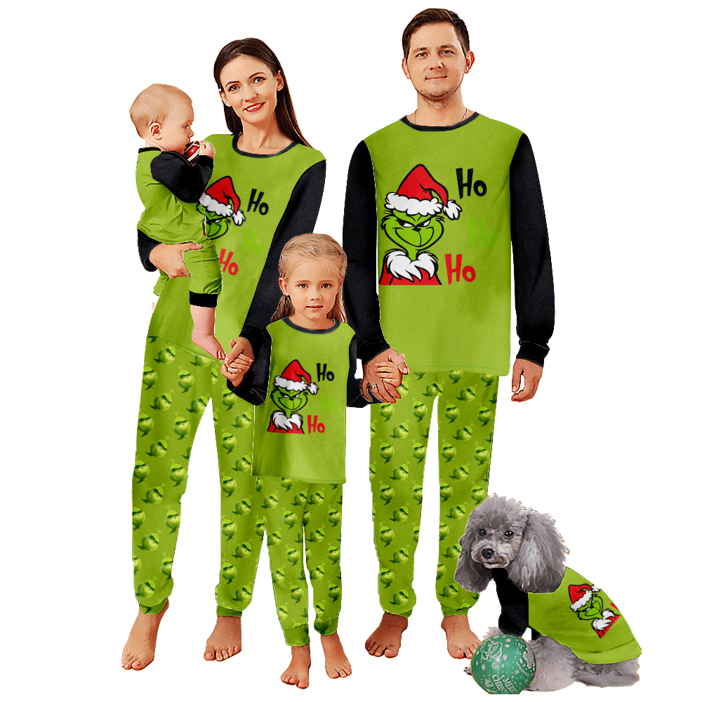 FUNIER Family Matching Christmas Pajamas Sets Merry Christmas Claus