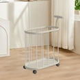 thumbnail image 1 of Cesta de lavandería con contenedor de almacenamiento, soporte multifunción, estante de almacenamiento para gimnasio en casa, bloque de correa para man Blanco, 1 of 8