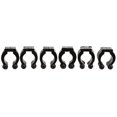 thumbnail image 1 of 10x6 Uds., Pequeños Clips De Plástico Para Tacos, Clips Redondos De Repuesto Para Tacos, Negro Sunnimix Pinza de billar, 1 of 7