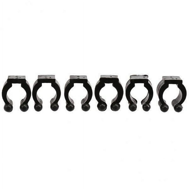 10x6 Uds., Pequeños Clips De Plástico Para Tacos, Clips Redondos De Repuesto Para Tacos, Negro Sunnimix Pinza de billar