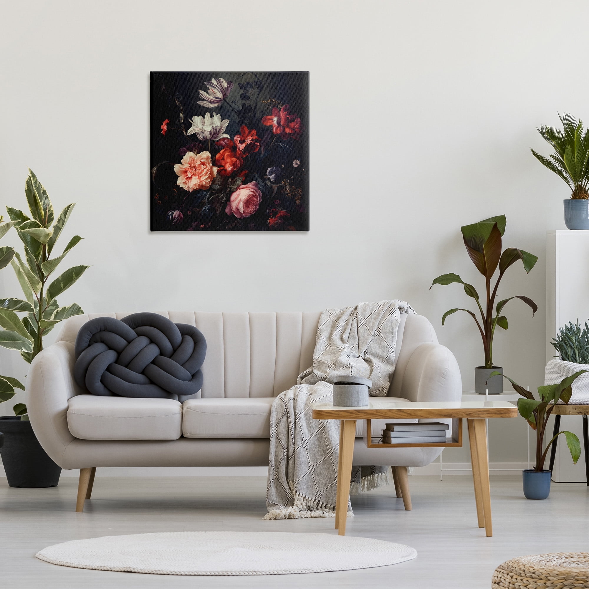Stupell Industries Victorian Floral Elegance Botanical & Floral Photography Gallery Wrapped Canvas Art Print Wall Art, 30 x 30