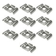 thumbnail image 2 of ZenCart 10Pcs Joining Clips Rustproof Corrosion Resistant Easy to Install Fence Panel Connectors with Screws Metal Joining Clips, 2 of 8