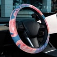 thumbnail image 6 of Flamingo 14.5 Inch Printing PVC Leather Auto Accessories Steering Wheel Cover Car Wheel Covers Car Wheel Cover, 6 of 6
