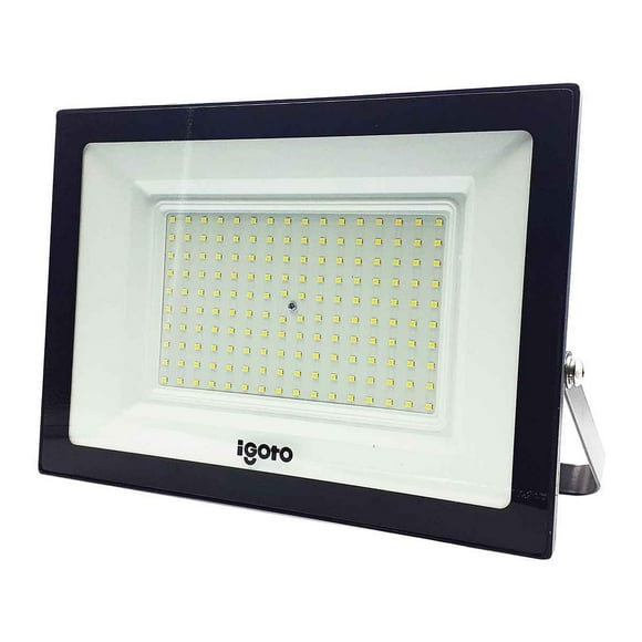 Reflector led negro de 150w 6500k Luz de día Igoto REF150