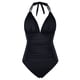 thumbnail image 5 of MKLEKYY Trajes De Baño Dama Womens Bikini Piece Swimsuit Solid Colour Backless Fashion Sexy Swimsuit, 5 of 5