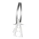 thumbnail image 3 of Removedor de hojas de de acero inoxidable de hojas portátil Tijeras frondosas Gadget de cocina, 3 of 9