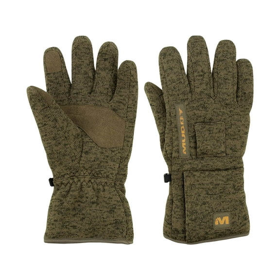 Muddy Outdoors Men's Nucleus Heated Midweight Gloves Brown Clay Medium